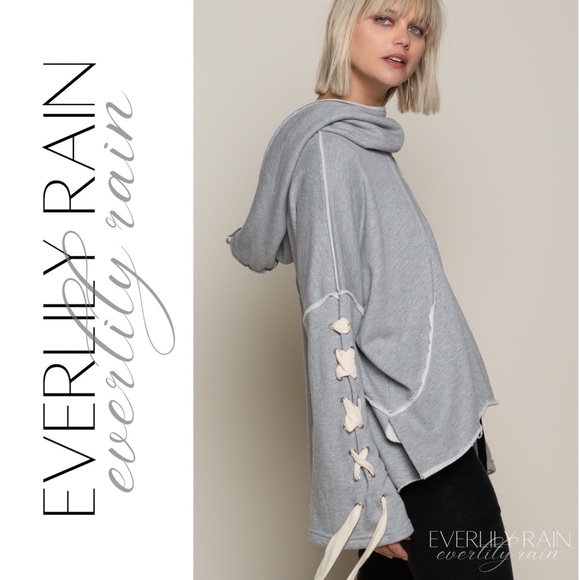 POL Cowl Neck Hoodie - Picture 3 of 12